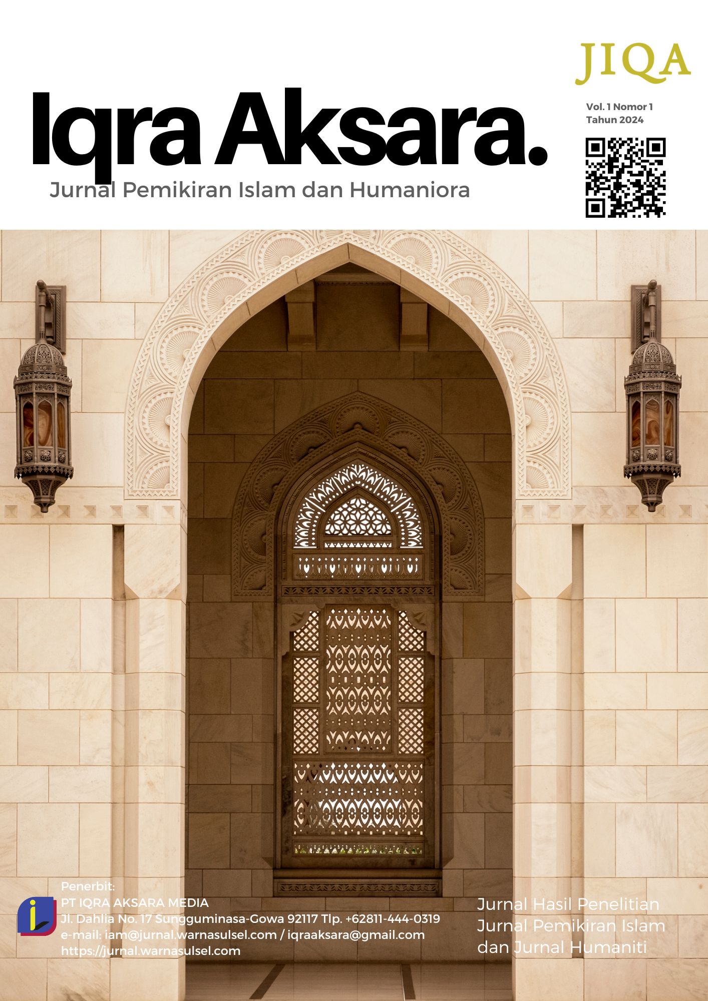 Vol 1 No 1 (2024): Iqra Aksara: Jurnal Pemikiran Islam dan Humaniora ...